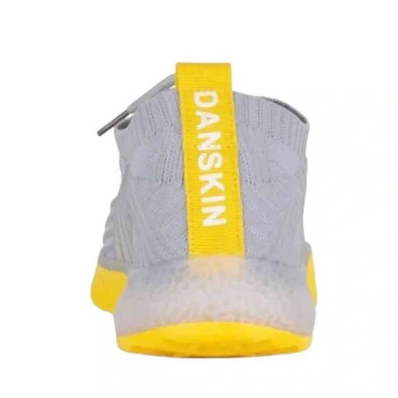 DANSKIN | Women’s Positive Sneakers in Grey and Yellow Size 8 - Picture 4 of 8